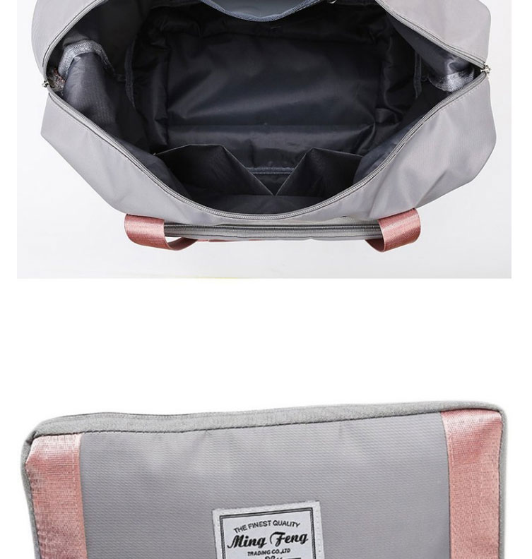 Fashion Neutral Gray Dry And Wet Separation Large-capacity Single Shoulder Bag,Messenger bags