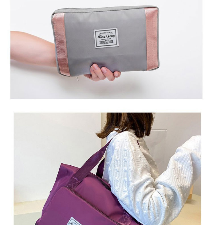 Fashion Grape Purple Dry And Wet Separation Large-capacity Single-handle Shoulder Bag,Messenger bags