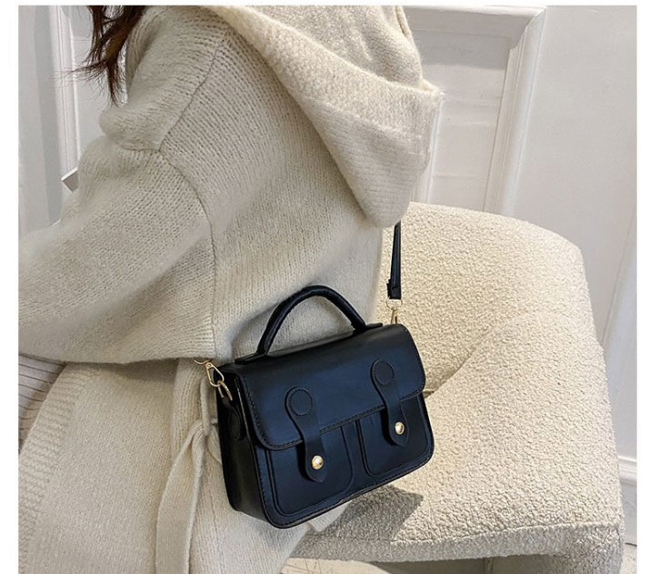Fashion Coffee Color Pu Flap Crossbody Bag,Shoulder bags