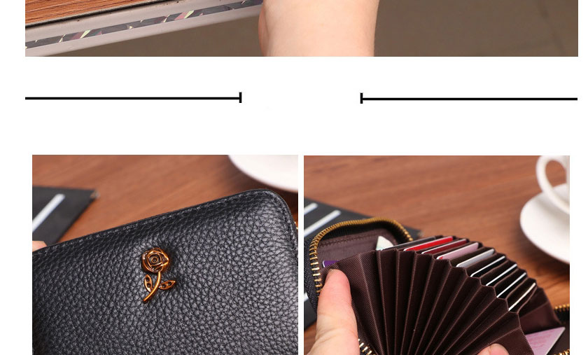 Fashion Tiger Head Taro Purple Zipper Multi-position Card Holder Coin Purse,Wallet