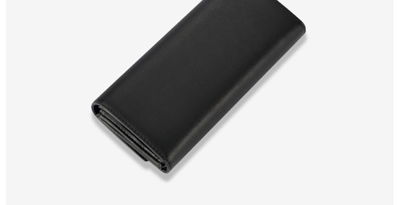 Fashion Light Grey Large Capacity Tri-fold Clutch,Wallet