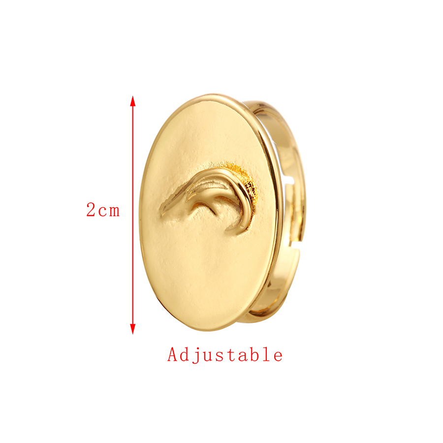 Fashion Eye Titanium Steel Five Sense Ring,Rings