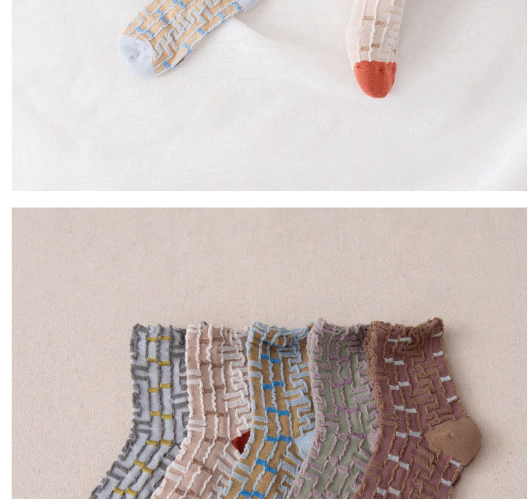 Fashion Grey Cotton Labyrinth Socks,Fashion Socks