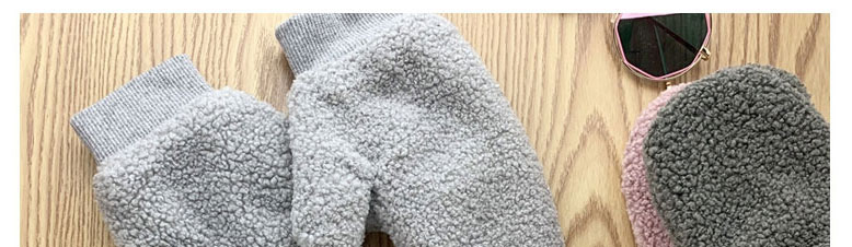Fashion Korean Fan Polar Fleece Plus Fleece Full Finger Gloves,Full Finger Gloves