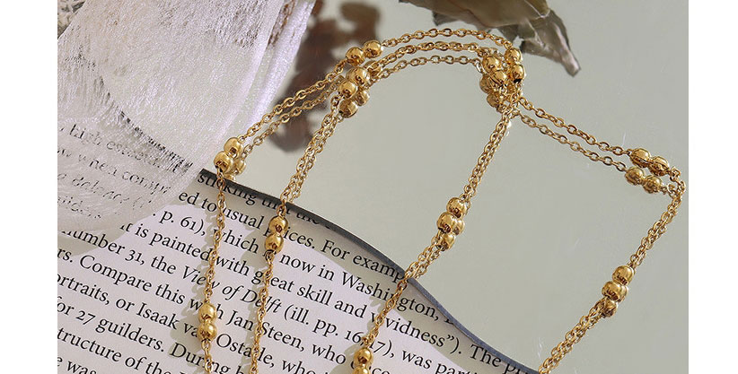 Fashion Gold Color Geometric Rose Tag Necklace,Necklaces
