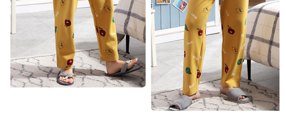Fashion 9915 Tom Jerry (8-16 Yards) Cotton Geometric Print Embroidered Parent-child Pajamas Set,CURVE SLEEP & LOUNGE