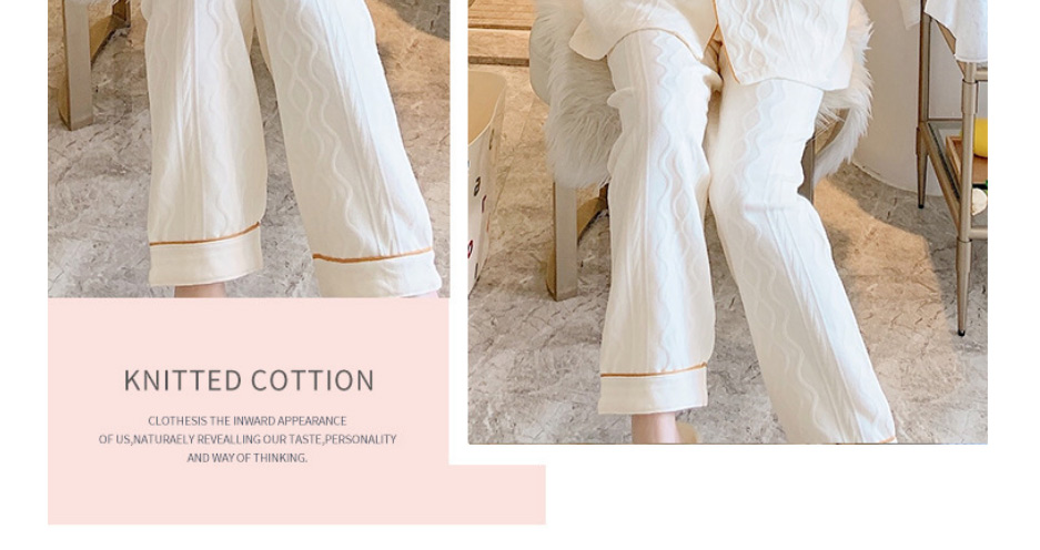 Fashion Bow Tie Bear Beige Air Cotton Cartoon Pajamas Set,CURVE SLEEP & LOUNGE
