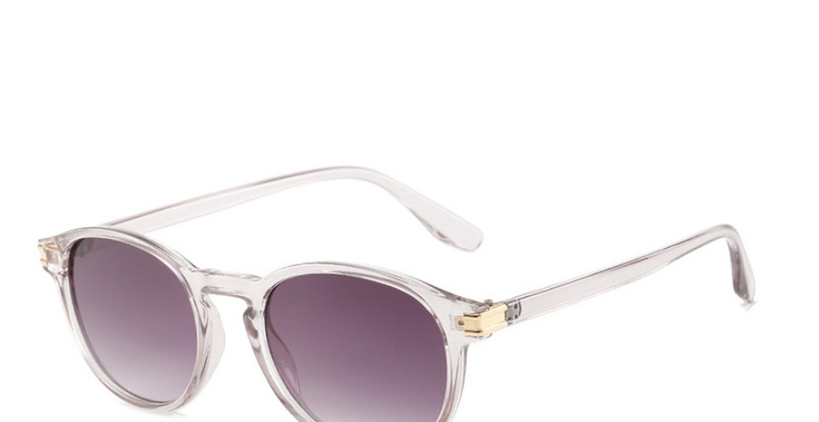 Fashion Gray Frame Pc Round Frame Sunglasses,Women Sunglasses