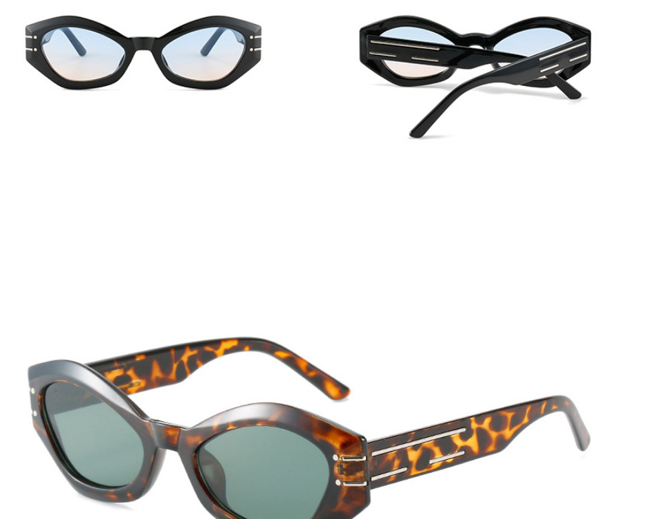 Fashion Tea Frame Tea Slices Cat Eye Small Frame Sunglasses,Women Sunglasses