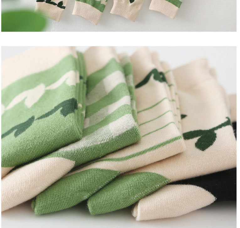 Fashion Stripe Cotton Geometric Print Socks,Fashion Socks