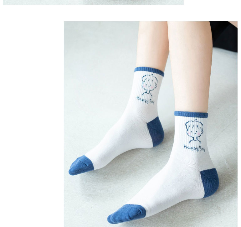 Fashion Strawberry Rabbit Cotton Geometric Embroidered Tube Socks,Fashion Socks
