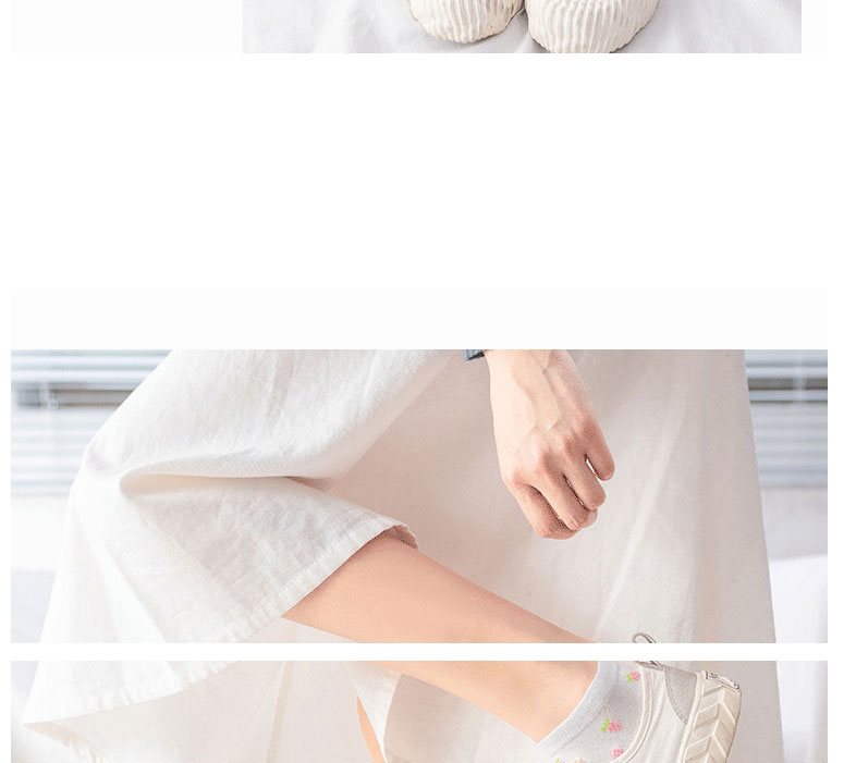 Fashion Small Grid Cotton Geometric Print Shallow Socks,Fashion Socks