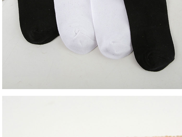 Fashion Black Bear Bear Hot Stamping Cotton Tube Socks,Fashion Socks