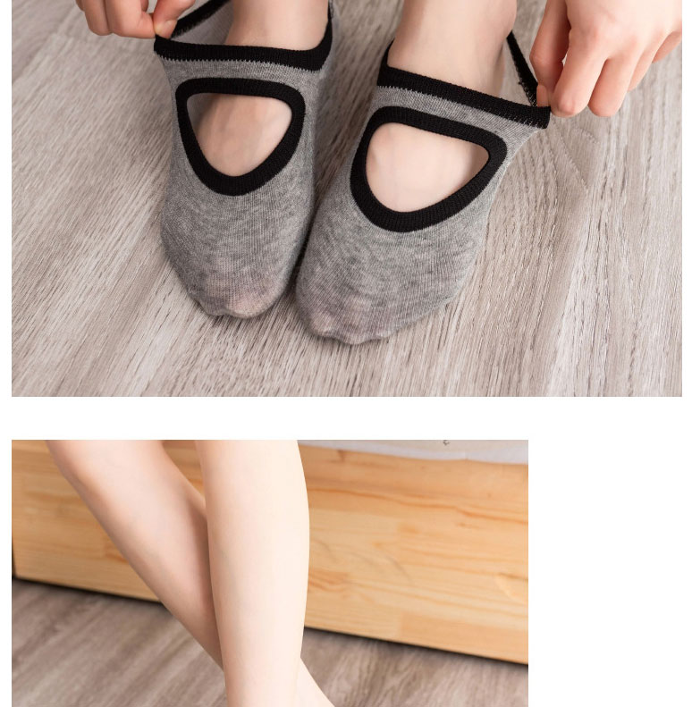 Fashion Grey Cotton Geometric Print Pump Socks,Fashion Socks