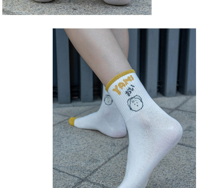 Fashion Blue Cotton Geometric Print Socks,Fashion Socks
