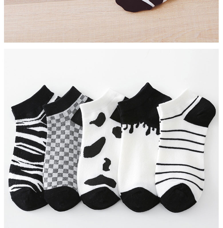 Fashion Zebra Pattern Zebra Pattern Low-cut Boat Socks,Fashion Socks