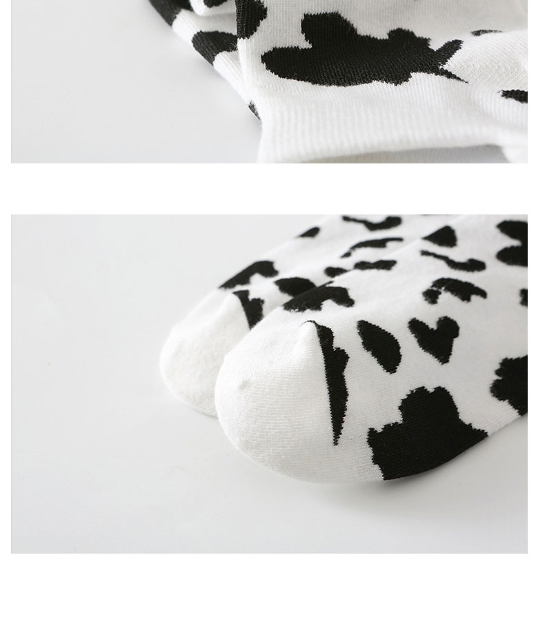 Fashion Cows Cotton Geometric Print Socks,Fashion Socks