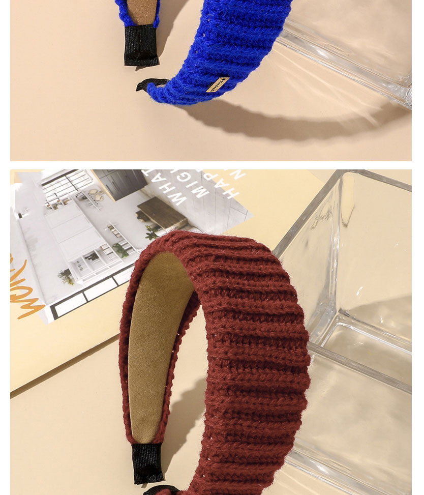 Fashion Beige Wool Knit Broad-brimmed Headband,Head Band