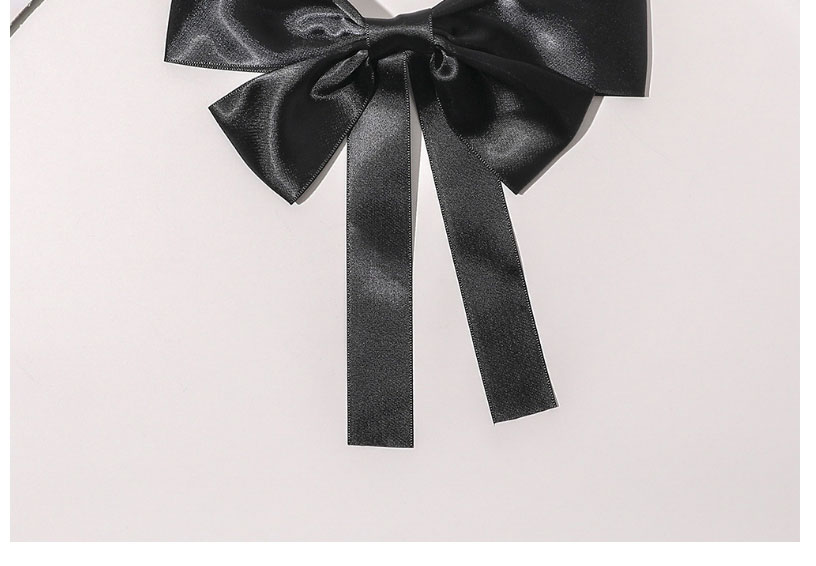 Fashion Black Bow Hair Tie Black Bow Pleated Hair Tie,Hair Ring