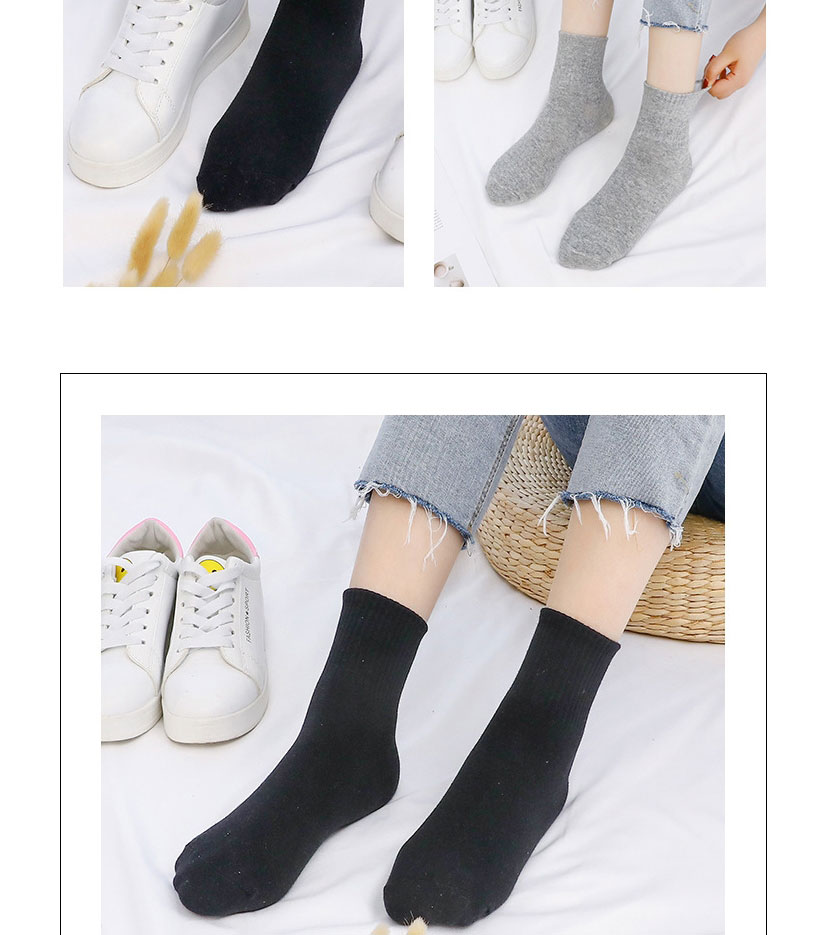 Fashion Black Cotton Plain Short Boat Socks,Fashion Socks