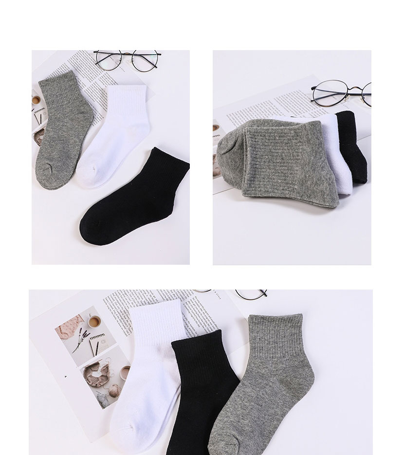Fashion White Cotton Plain Short Boat Socks,Fashion Socks