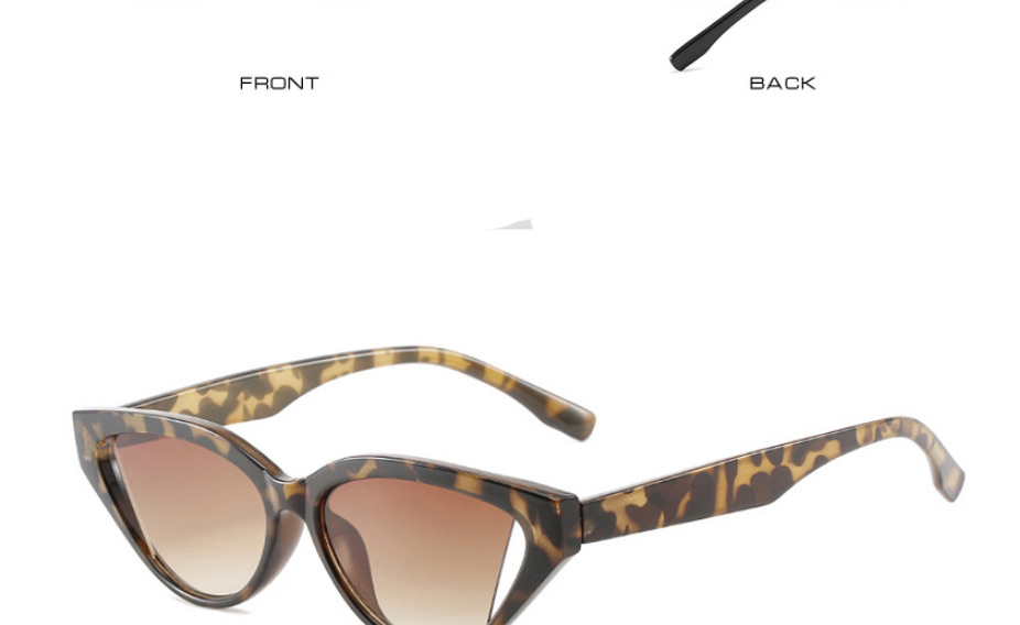 Fashion Black Frame Gray Piece Small Frame Cat Eye Sunglasses,Women Sunglasses