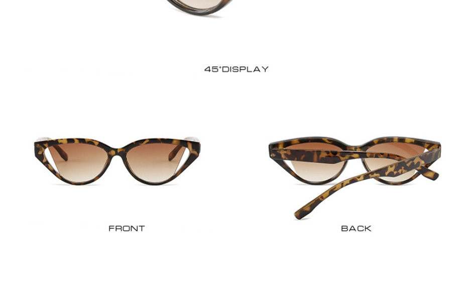 Fashion White Frame Gray Piece Small Frame Cat Eye Sunglasses,Women Sunglasses