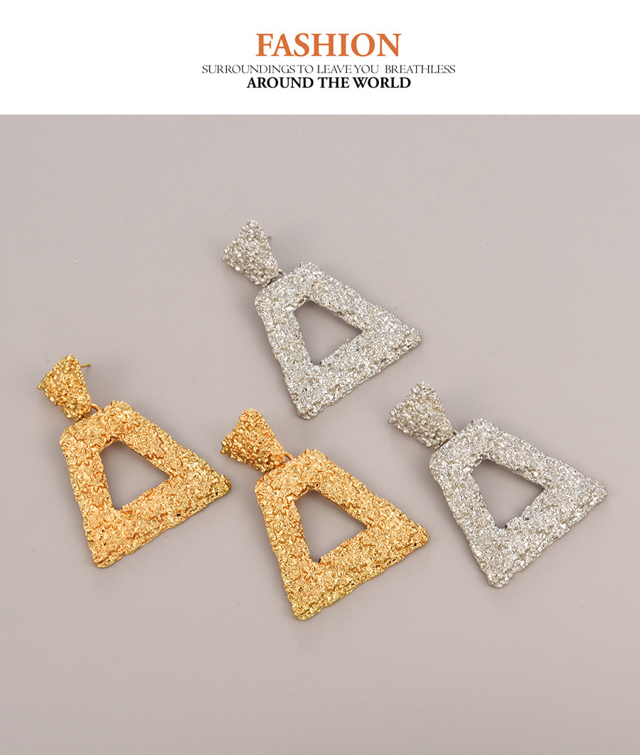 Fashion Gold Alloy Geometric Stud Earrings,Stud Earrings
