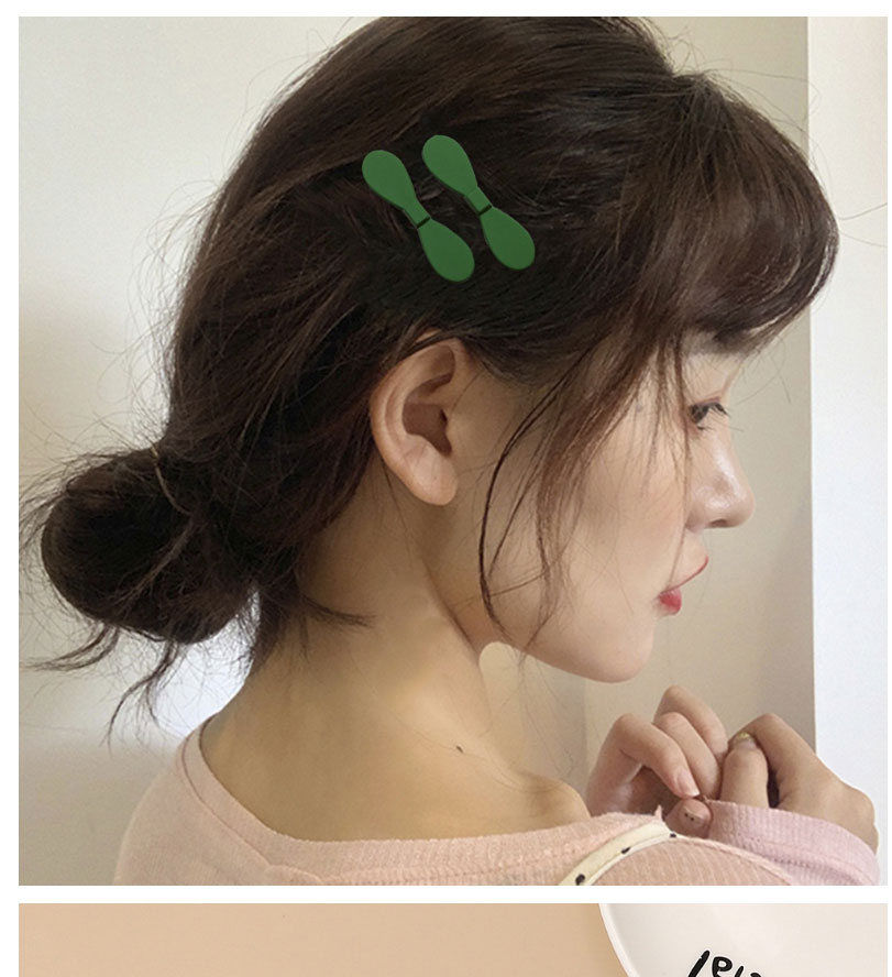 Fashion Thin Word Frosted Word Hairpin,Hairpins