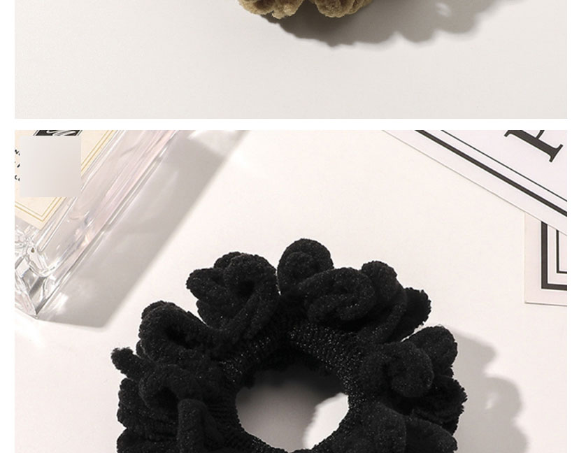 Fashion Black Caterpillar Seamless Elastic Hair Loop,Hair Ring