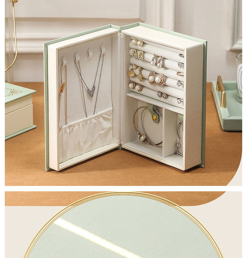 Fashion White Flip Book Multifunctional Storage Box,Phone Hlder