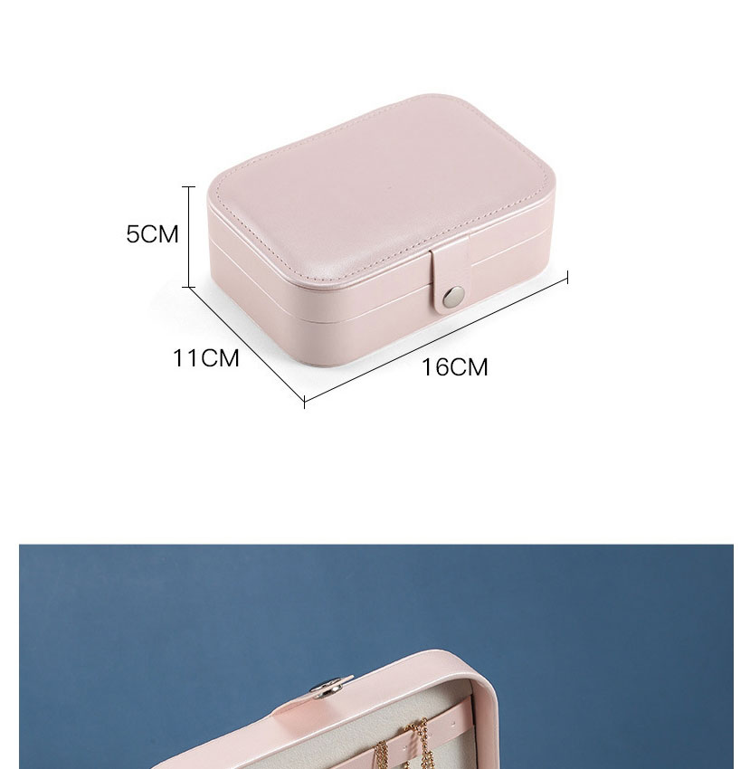 Fashion Pink Solid Color Leather Storage Box,Phone Hlder