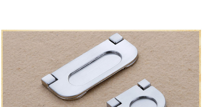 Fashion Brushed Nickel 1753a-small Zinc Alloy Geometric Drawer Wardrobe Door Handle,Household goods