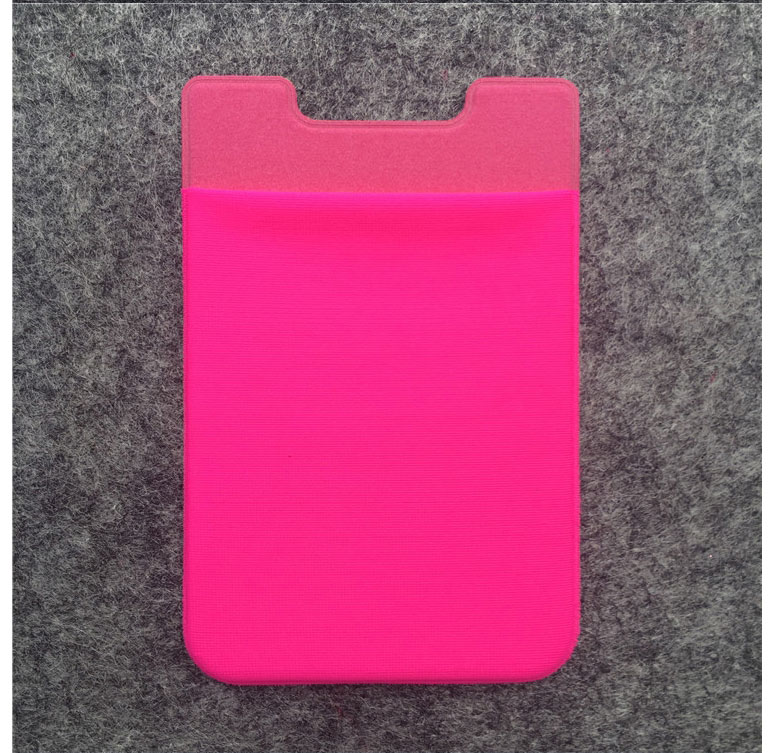Fashion Pink Microfiber Geometric Viscose Mobile Phone Card Holder,Household goods