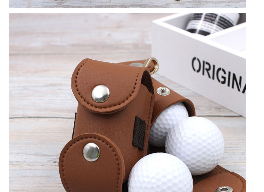 Fashion Green Leather Geometric Golf Bag,Household goods