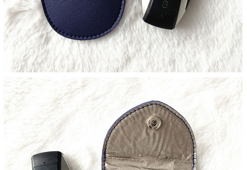 Fashion Brown Leather Key Signal Shielding Bag,Home Decor