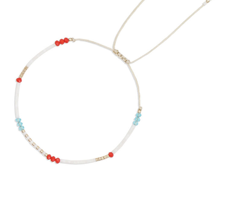 Fashion A Geometric Rice Beads Beaded Pull Handle Rope,Beaded Bracelet
