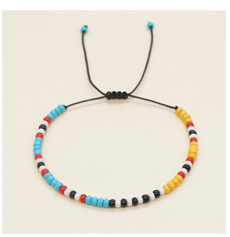Fashion B Colorful Rice Bead Beaded Pull Handle Rope,Beaded Bracelet
