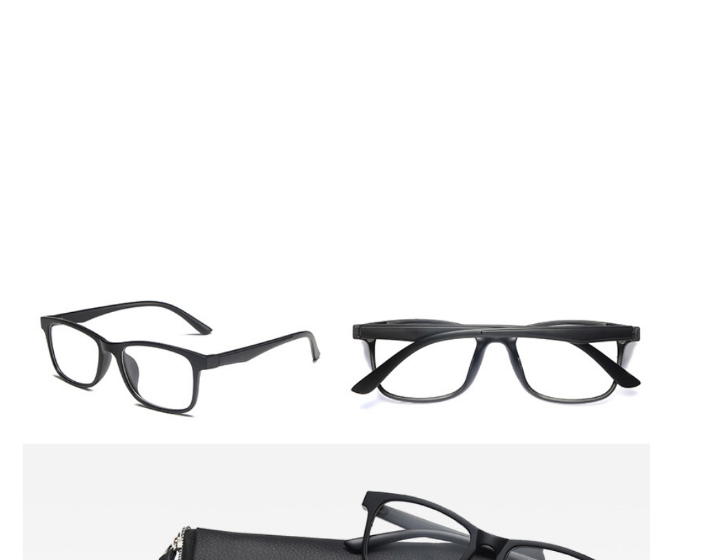 Fashion 2315tr Frame Geometric Magnetic Sunglasses Lens Set,Glasses Accessories