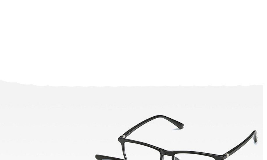 Fashion 2328atr Material Frame Geometric Magnetic Sunglasses Lens Set,Glasses Accessories