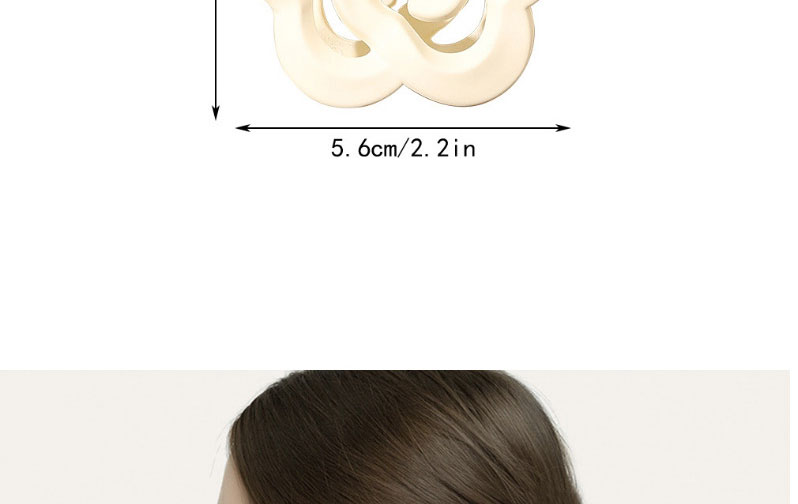 Fashion Beige Cloud Frosted Clamp,Hair Claws