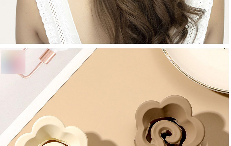 Fashion Beige Cloud Frosted Clamp,Hair Claws