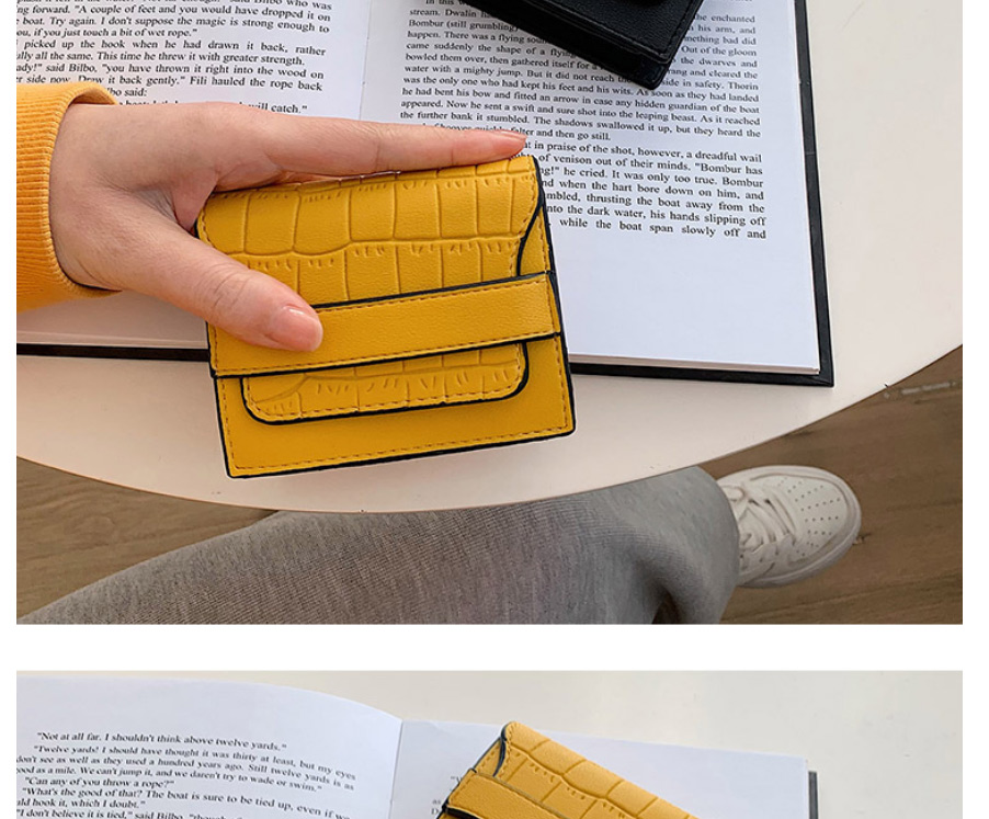 Fashion Pink Bark Pattern Multi-card Card Holder,Wallet