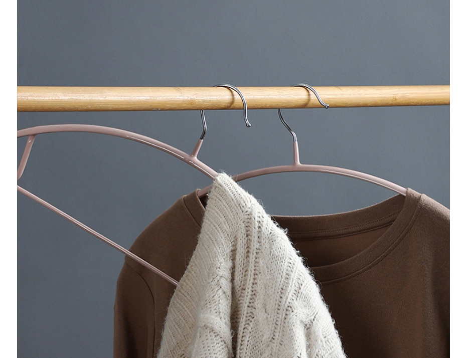Fashion Orange Household Wide-shoulder Seamless Drying Rack,Household goods