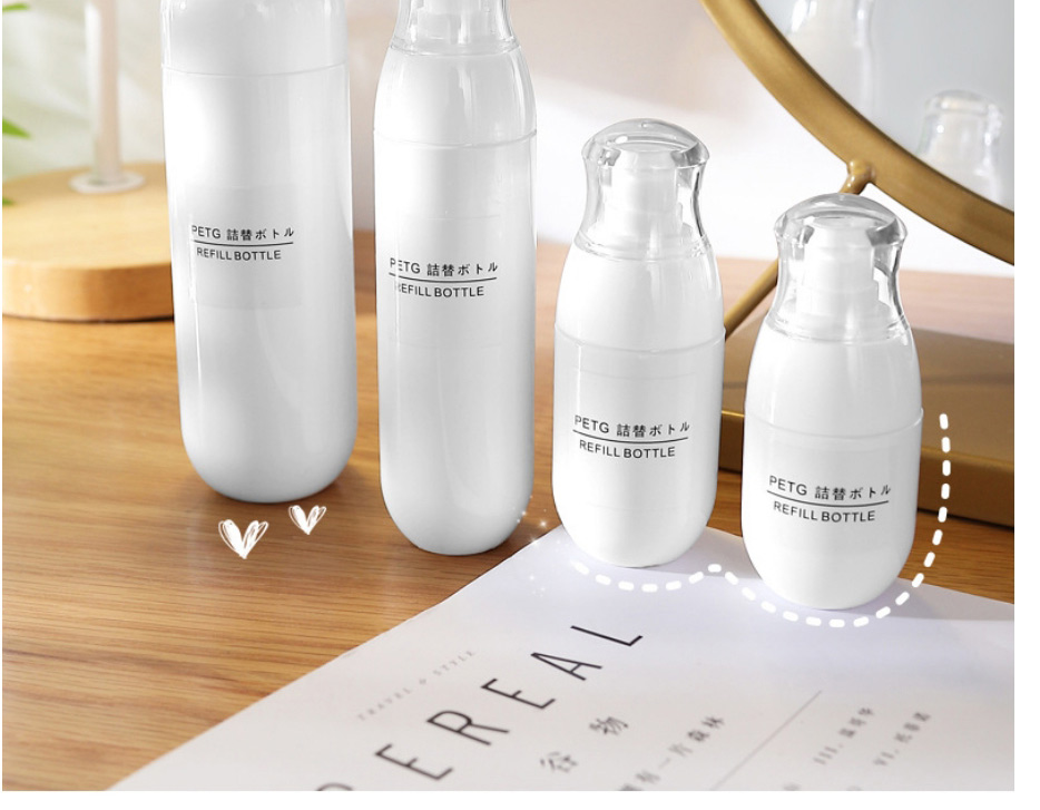 Fashion White 30ml Pp Sub-bottling Press Spray Bottle,Household goods