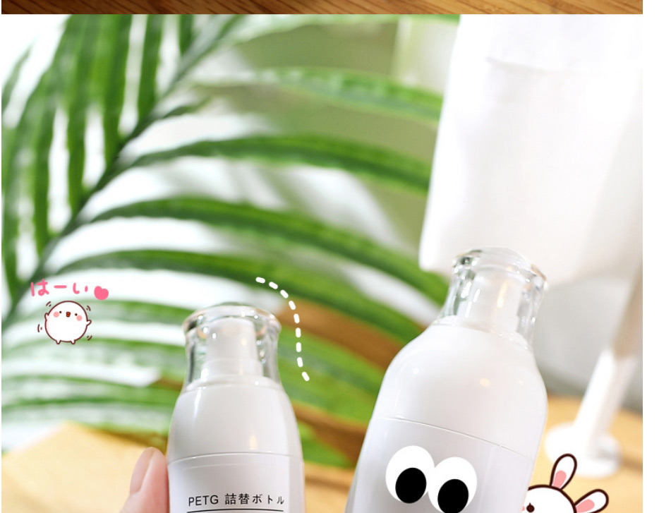 Fashion White 180ml Pp Sub-bottling Press Spray Bottle,Household goods