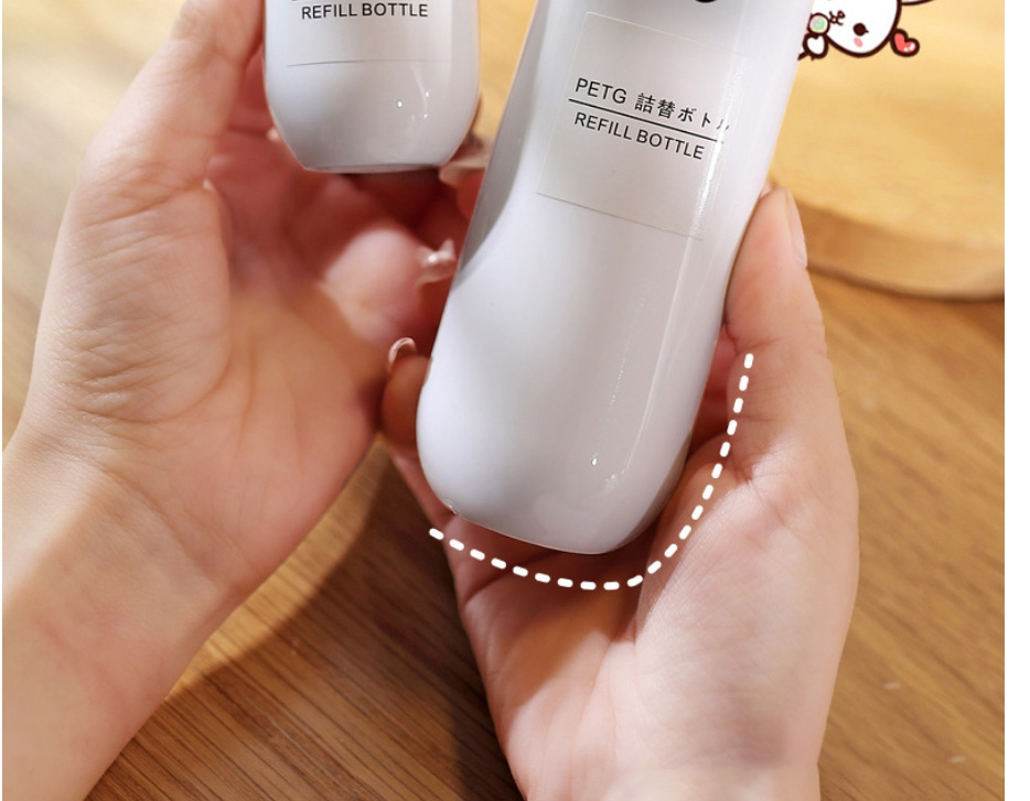 Fashion White 50ml Pp Sub-bottling Press Spray Bottle,Household goods