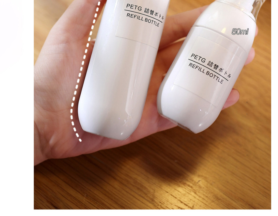 Fashion White 30ml Pp Sub-bottling Press Spray Bottle,Household goods