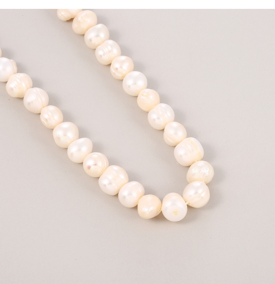 Fashion Milky Irregular Pearl Beaded Necklace,Beaded Necklaces