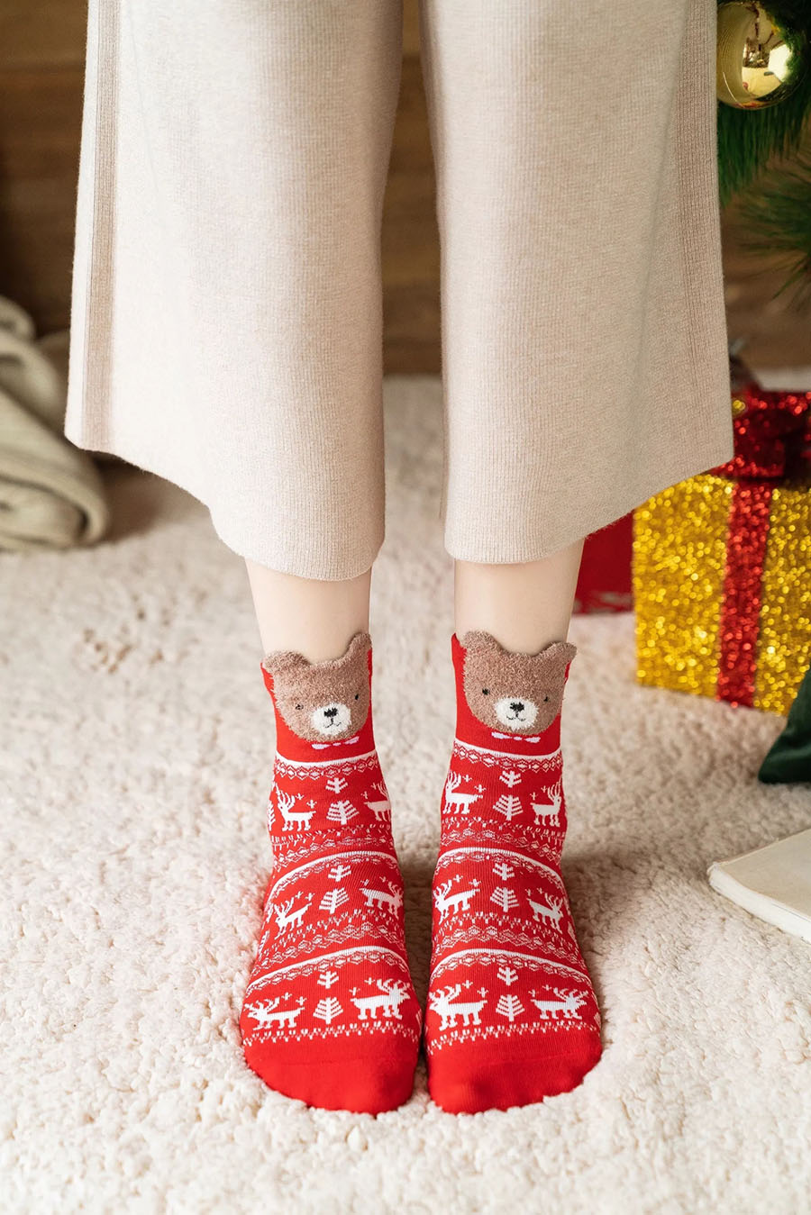 Fashion E Cotton Christmas Socks Set,Fashion Socks